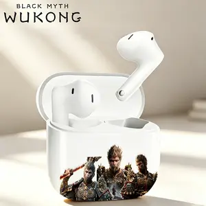 Black Myth Wukong Headset Bluetooth DIY Waterproof dengan Noise Canceling & Kualitas Suara Hi-Fi untuk iPhone & Android Baterai 20 Jam Desain Kokoh Audio Elektronik Telepon Earphones Mic & Amplifier Wireless Bluetooth 5.3 Type-C