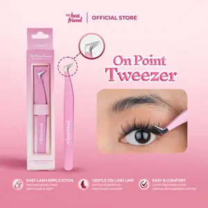 MY BEST FRIEND - On Point Tweezer PENJEPIT MULU MATA PINSET BULU MATA CAPIT BULU MATA PENCAPIT BULU MATA PINSET EYELASH PENJEPIT BULU MATA TAHAN LAMA