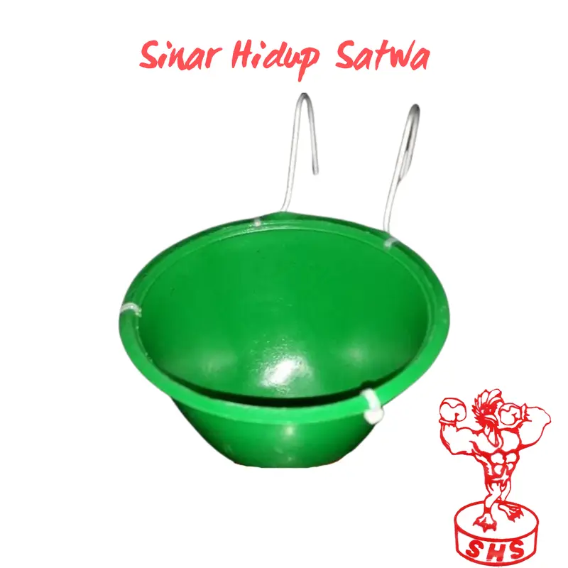(DAPAT 4 BUAH) Tempat pakan/cepukan plastik 0