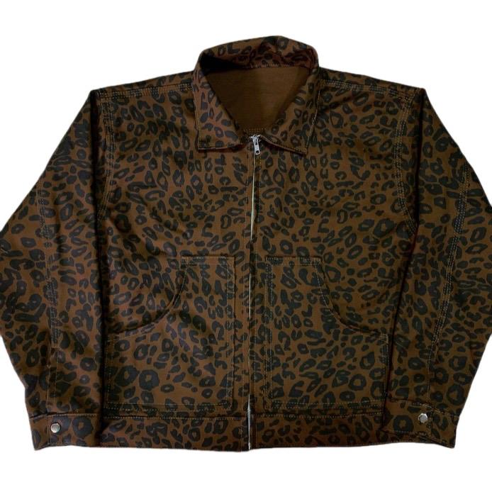 ジャケット・アウター CavariA skull leopard tailored jacket CavariA skull leopard tailored jacket Black Leopard Print Blazer