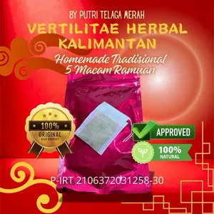 P-IRT VERTILITAE BY PUTRI TELAGA MERAH MINUMAN HERBAL KALIMANTAN