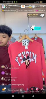 Product Review of Baju Link CO Nota Live Crewneck (GEMOY) - Bahan Cotton Fleece Standar casual Pas Nyaman Wanita Panjang Basic Hoodie Oversize sweater love from W**o 1