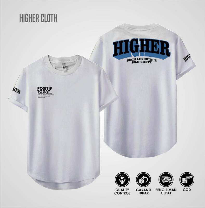 Kaos Distro Pria & Wanita Oval,Kaos Premium Semi Oval Cotton Combad 24s Keren Kekinian HIGHER.Co 7