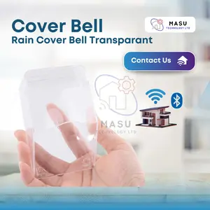 Cover Bell | Pelindung Bel Rumah Waterproof Cover for Wireless DoorBell Transparent Rain Cover