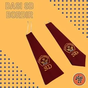 Dasi SD Cewe Cowo Bordir Karet - GPN