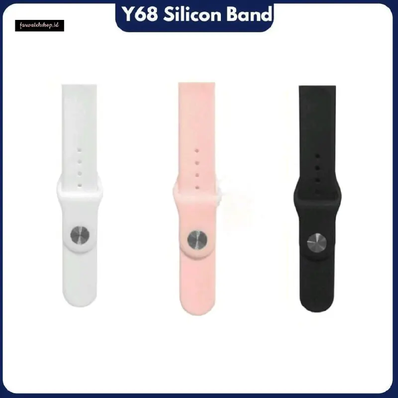 Strap Smart Watch Y68 Tali Smart Bracelet Y68 Smart Band Silicon 1