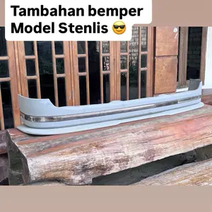 Tambahan bemper model Stenlis bahan plat besi