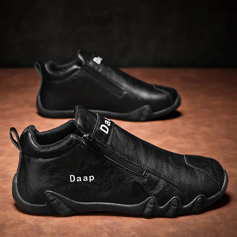 New High Quality Trendy Comfortable Stylish Good Texture Sneaker Men's All-Match Casual Men's Work Non-Slip Waterproof Sports Labor Protection Fashion Shoes