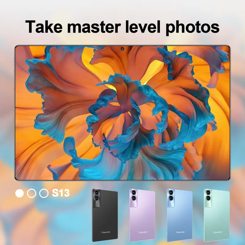 COD 100% Tablet Asli 2025 S13 Tablet 12,8 inci 16GB + 1024GB Fashion Tablet Tablet Murah Dual SIM 5G WiFi HD Layar Film Menonton Game Hiburan Studi Kantor Artefak Penting 6