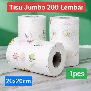 Jumbo Tisu Dapur Motif Penyerap Air Minyak Bisa Di Cuci Serbaguna 50LB / 200LB 1PCS