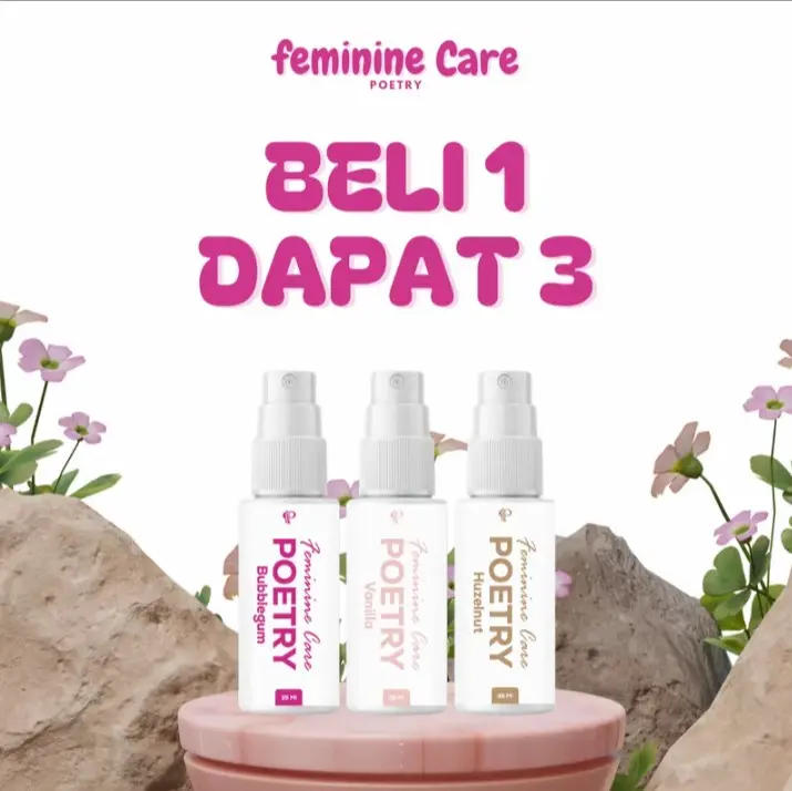 GENDES Paket Promo Bundling Sweet Aromatic Feminine Care Spray 3 Pcs