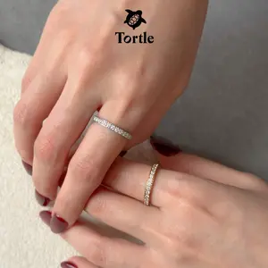 TORTLE - Cincin Titanium Wanita NOEL | Perhiasan Cincin Mewah Fashion Premium Simple Ring Aesthetic