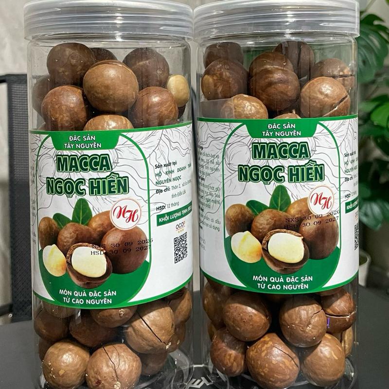 Combo 2 hộp Macca size Trung - Đặc sản Tây Nguyen - Món quà đặc sản từ Cao Nguyên