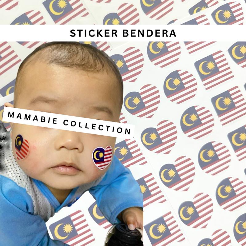 Face Sticker Merdeka Bendera Malaysia Sticker Pipi - TikTok Shop Malaysia