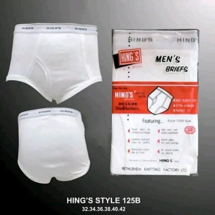 3 pcs celana dalam Hing's / cd pria putih / hing's