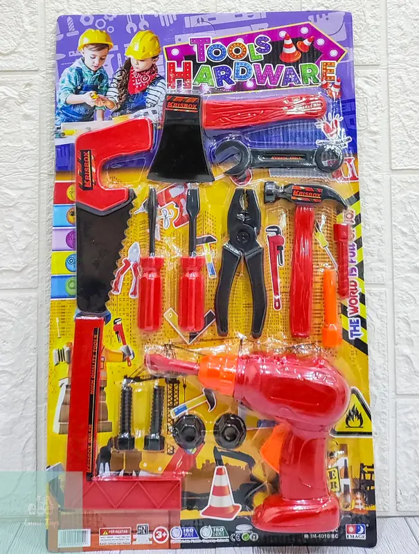Mainan Anak Alat Tukang Tukangan Tools Hardware IM-4009/BC 0