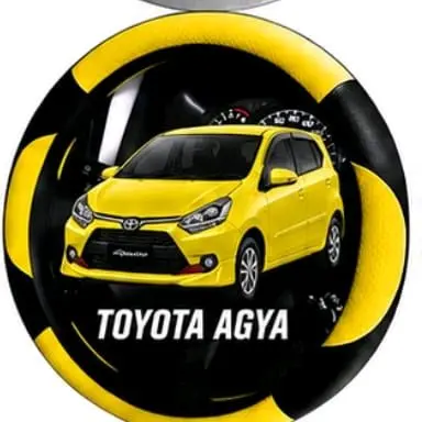 cover setir mobil agiya.ayla.sirion.datsun.yaris bahan karet dilapis dengan oscar sintetis nyaman di genggam