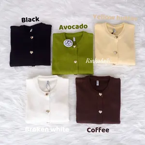 Nayla Cardigan Basic Kancing Love Import Premium