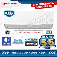 Gambar PANASONIC CS-PN24AKJ AC Split Deluxe Standard Si-BiRu Nanoe-X 2.5PK - CS/CU-PN24AKJ - INSTANT / KURIR TOKO (TANPA KAYU) dari OneStop Electronics Kota Administrasi Jakarta Utara 1 Tokopedia