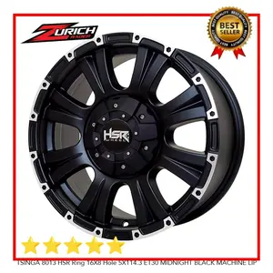 Velg Hsr Pente Ring 16 Lebar 8 Pcd 5x114,3 Untuk Mobil Rush Hilux Rangga Xtrail Terios Captiva Crv Escape