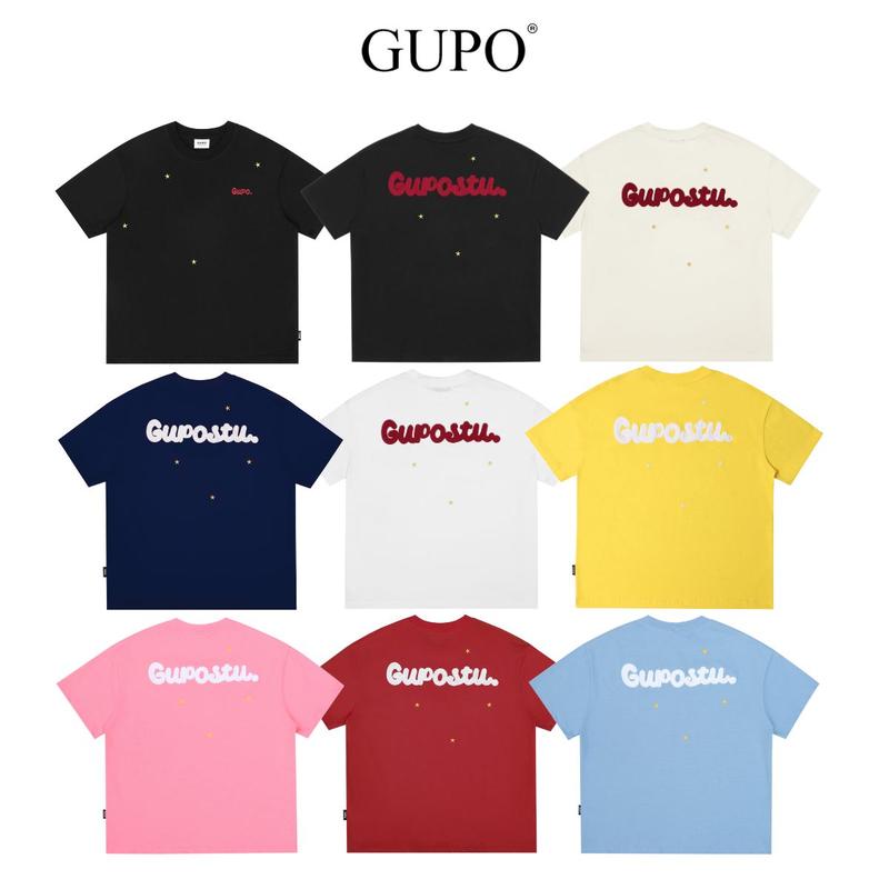 Áo Thun Boxy 280GSM “STAR” Thêu Len GUPO Unisex Nam Nữ Cotton Local Brand - TSS01 Menswear Cổ Tròn