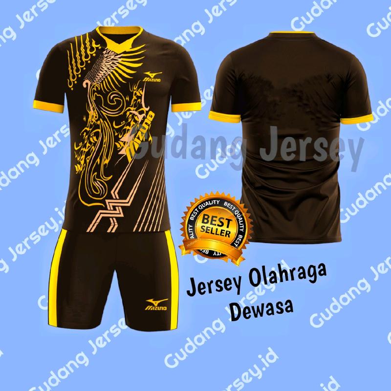 Baju futsal Kaos Olahraga Setelan Jersey dewasa Sport Pakaian Pria Wanita 6