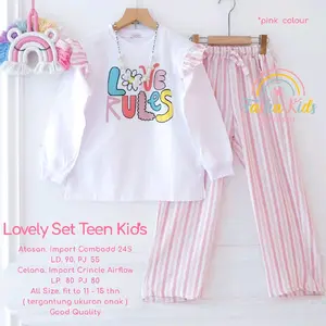 setelan anak-remaja lovely set teen kids by fasha kids exclusive-fashion