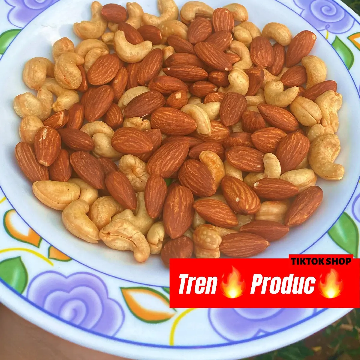 MIX NUTS ALMOND DAN METE Snack Cemilan