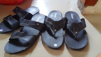 Product Review of SANDAL PRIA COWOK CASUAL BELI 1 GRATIS 1  PROMO Sendal Slop Kulit Pria Japit Slop Selop Jepit from h**0 2