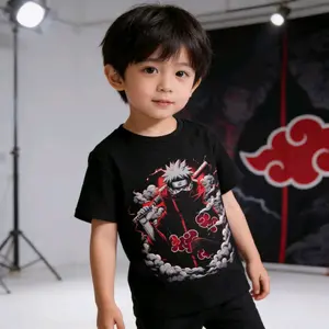 Kaos Anak Usia 1-12 Tahun Motif Kartun Naruto Desain Unik dan Menarik untuk Anak Laki-laki dan Perempuan Bahan Cotton Combed 30s Sablon Tajam dan Cerah Ukuran S-XXL