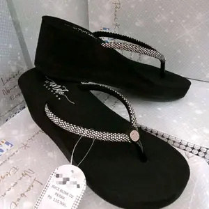 SANDAL ANDO ORIGINAL Joice Blink 02  sandal Wedges Sendal Wanita