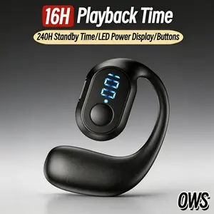 [COD]TWS OWS Headset Nirkabel Olahraga, Bluetooth 5.3, Hifi Stereo Bass, Pengurang Kebisingan