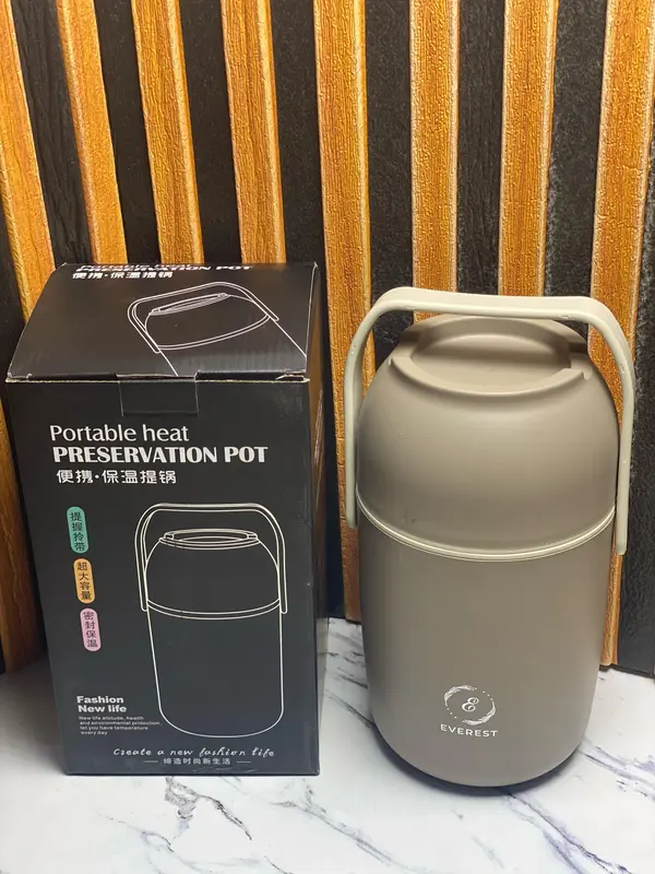 RJ Kotak rantang Bulat 2 & 3 Tingkat  // lunchbox premium // bento bahan Stainless Steel 316L 7