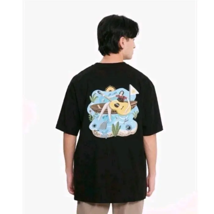 Kaos JKT48 Zee By Imelda Adams T-shirt Wanita Distro Premium- Hitam