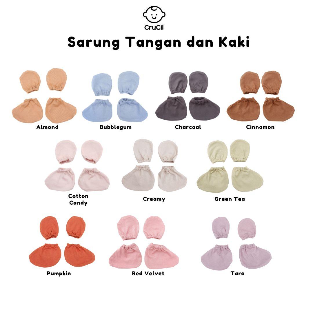 CruCil Sarung Tangan Set Bayi Baru Lahir (0m - 2m) - Unisex - Sarung Tangan dan Kaos Kaki Bayi Laki-Laki Perempuan