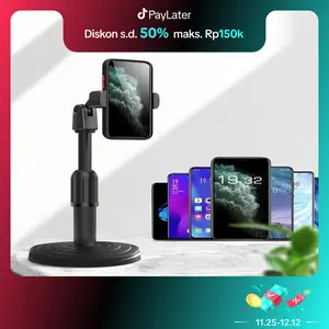 Stands Microphone Phone ( live, broadcast, universal ) ( HD25) Plastik Holder  Smartphone