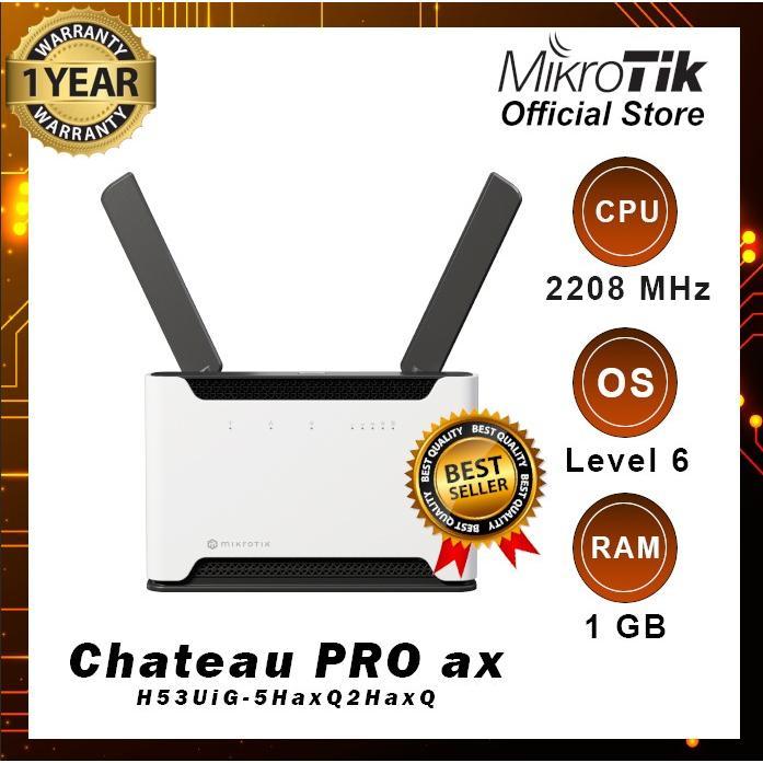 Jual MikroTik Chateau PRO ax with RouterOS L6 license, International ...