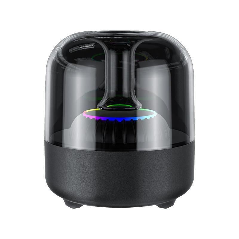 HIFI Stereo Sound Subwoofers, KTV Speaker Subwoofer with RGB Colorful LED Lights, Karaoke Machine Sound System for Outdoor Sports Travel, Audio Device, Room Accessories Loa Củ Loa Bluetooth Nghe Nhạc 6