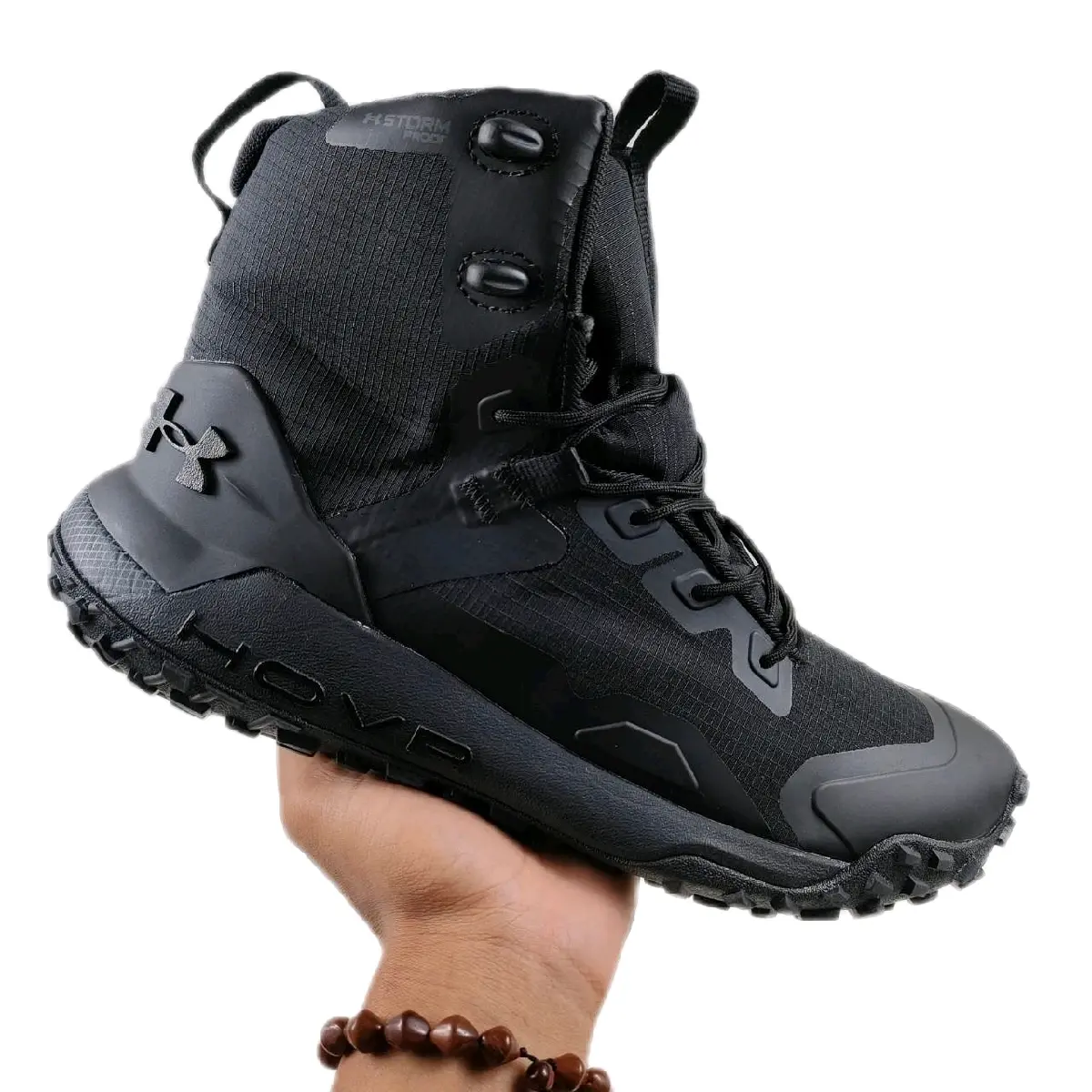 Sepatu Tactical, Hiking, Sneaker HOVR DAWN PROJECT full black Outdoor Wanita