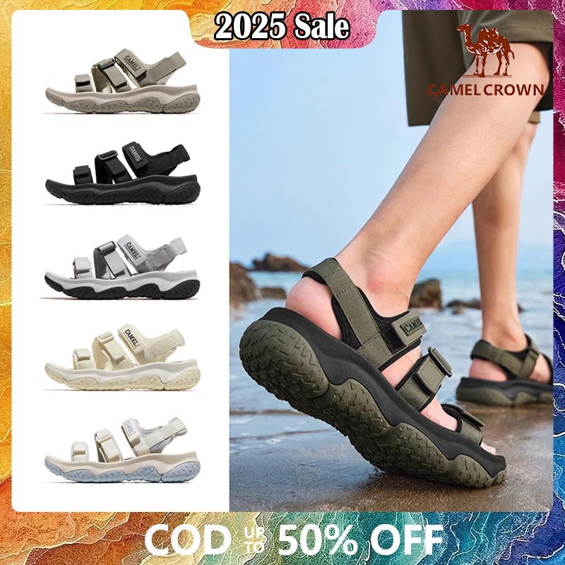 Dép Đi Bộ Đường Dài Ngoài Trời Cho Nam Thiết Kế Vương Miện Lạc Đà Thích Hợp Cho Các Hoạt Động Dọc Sông Nhanh Khô Chất Liệu Nhanh Khô Có Quai Dán Chống Trượt Thích Hợp Cho Thể Thao F14B162007