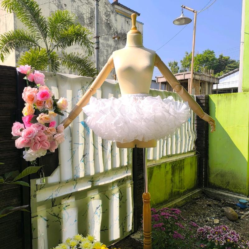 [ YUKA SHOPPU ] READY PREMIUM Lolita Petticoat / rok tutu / pengembang rok 3