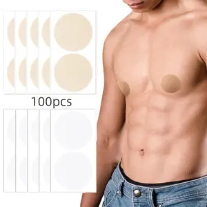 100pcs  Penutup Puting Pria Nipple Cover Men/3.5cm Penutup Puting Payudara