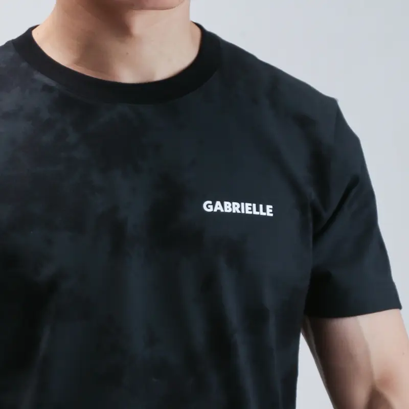 THE GAB'S / GABRIELLE KAOS LENGAN PENDEK REGULAR FIT ( BLACK / NAVY BLUE) 1