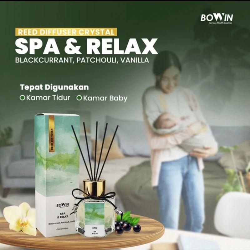 Bowin Reed Diffusser Crystal Aromatherapy Pengharum Ruangan Essential oil 1
