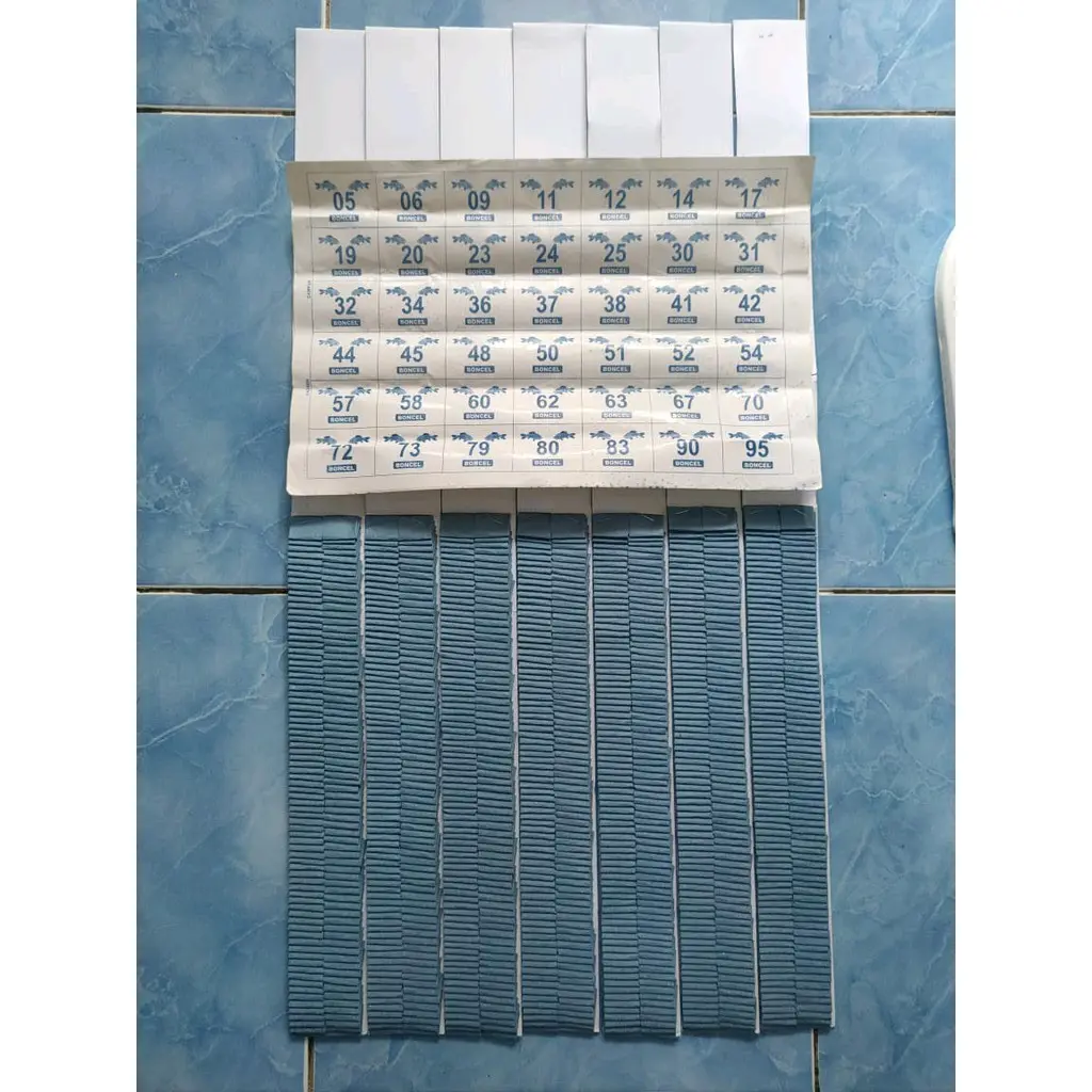 mainan kupon cabut kosongan isi 4000