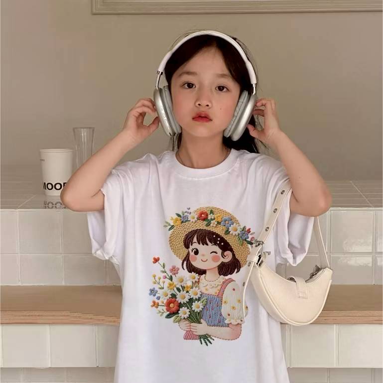 Baju Kaos Anak Perempuan 1-13 Tahun Fashion Anak Perempuan lucu