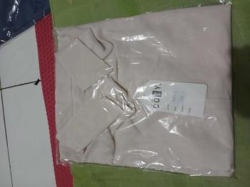 Product Review of SIVALI Minji Shirt | Basic Loose Office Shirt - Kemeja Wanita Kantor Atasan Baju Anti Kusut Panjang Tebal Polyester Silk Formal Oversize Formal Oversize Kerja Hitam Casual from K**! 1