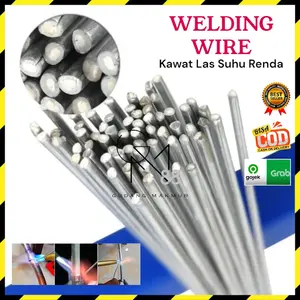 Kawat Las Aluminium 1.6mm, 2.0mm Suhu Rendah Fluks Suhu Rendah Kawat Las Aluminium Berinti Low Temperature
