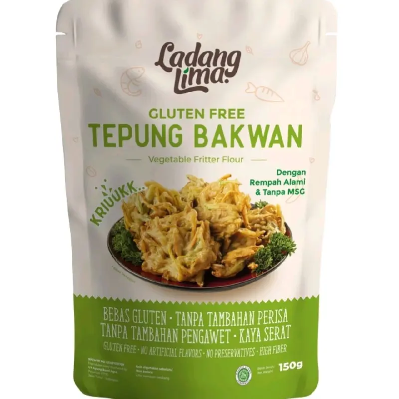 [BISA COD]Tepung bumbu gluten free ladang lima 150gr /Tepung bumbu ladang lima/Tepung bumbu gluten free/tepung bumbu sehat/Tepung bumbu murah Bahan Ayam Masakan 4