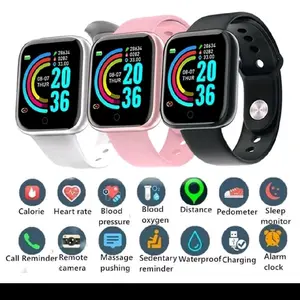 Smartwatch Y68 Fitur Canggih dengan Layar Warna dan Fungsi Kesehatan COD